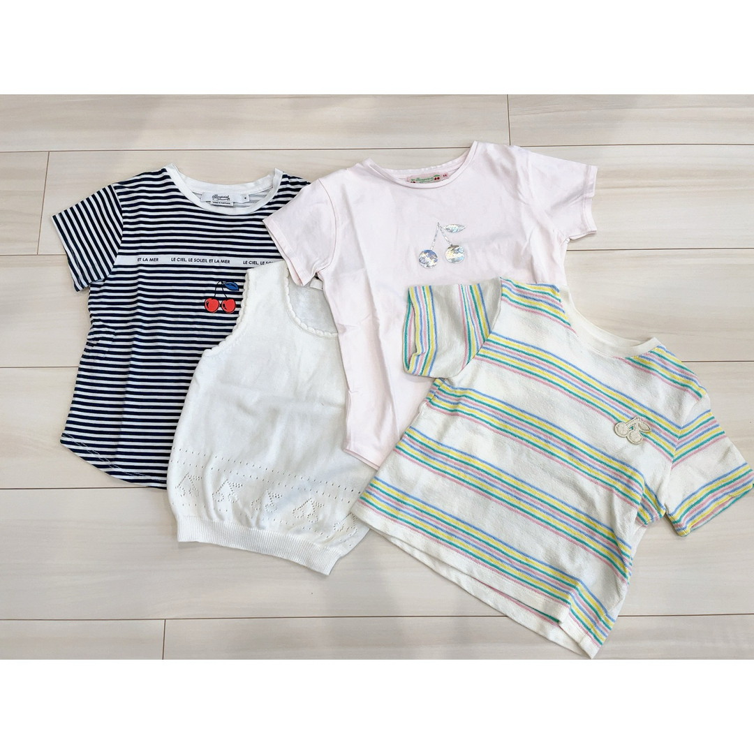 Bonpoint(ボンポワン)の【Bonpoint】トップス　セット キッズ/ベビー/マタニティのキッズ服女の子用(90cm~)(Tシャツ/カットソー)の商品写真