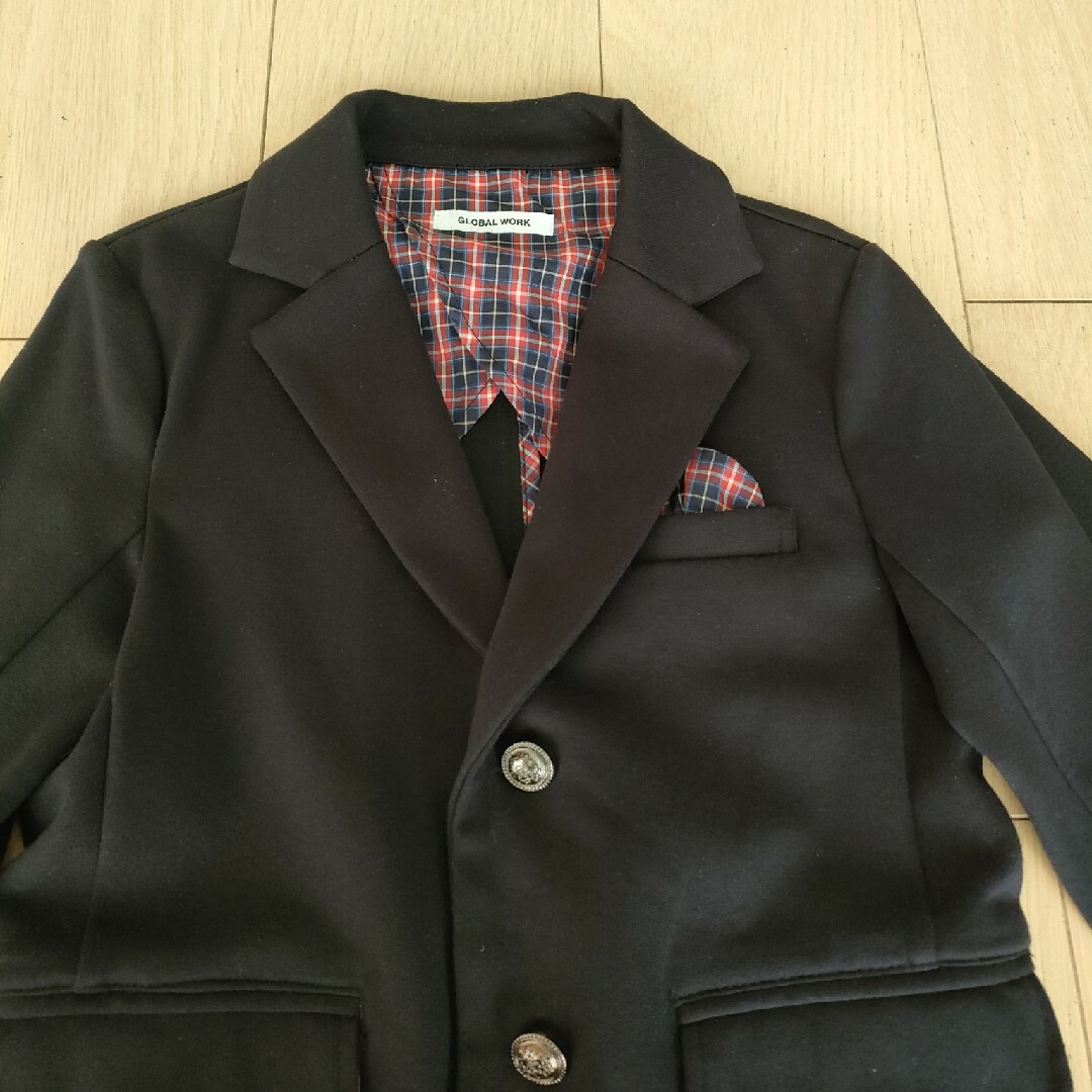 GLOBAL WORK(グローバルワーク)のセレモニースーツ　入学式 キッズ/ベビー/マタニティのキッズ服男の子用(90cm~)(ドレス/フォーマル)の商品写真