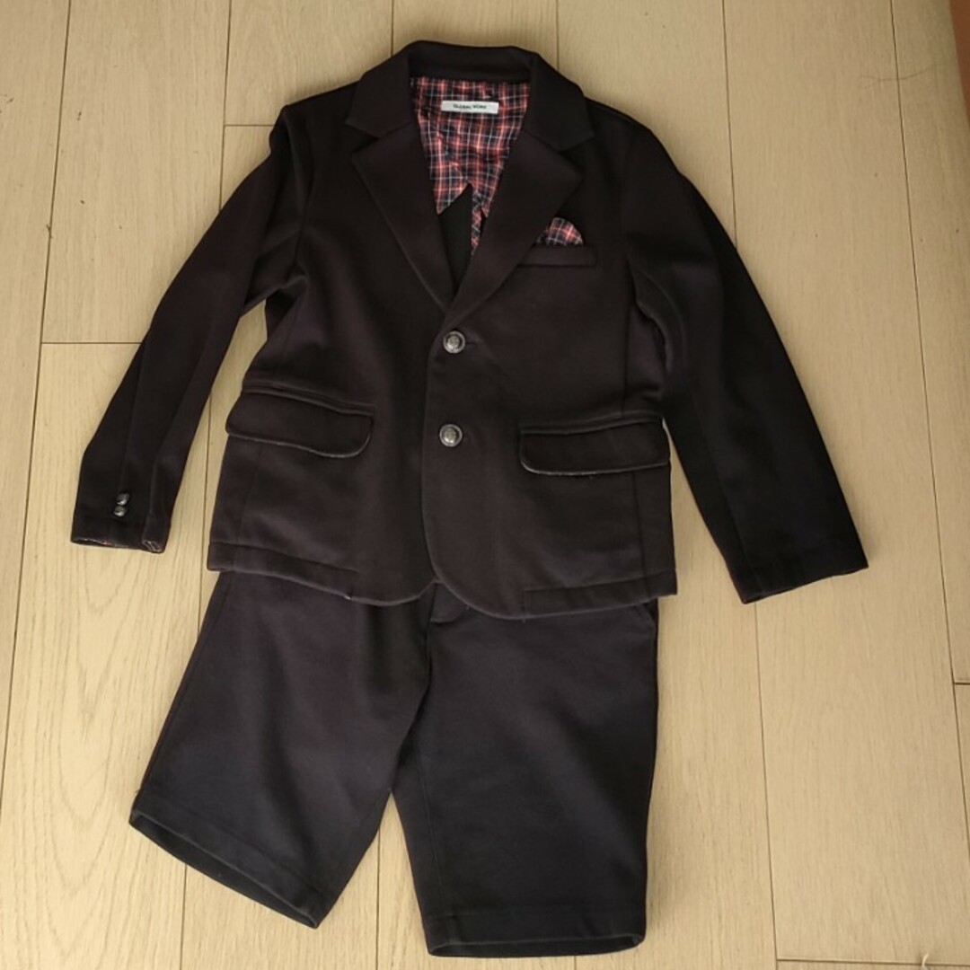 GLOBAL WORK(グローバルワーク)のセレモニースーツ　入学式 キッズ/ベビー/マタニティのキッズ服男の子用(90cm~)(ドレス/フォーマル)の商品写真