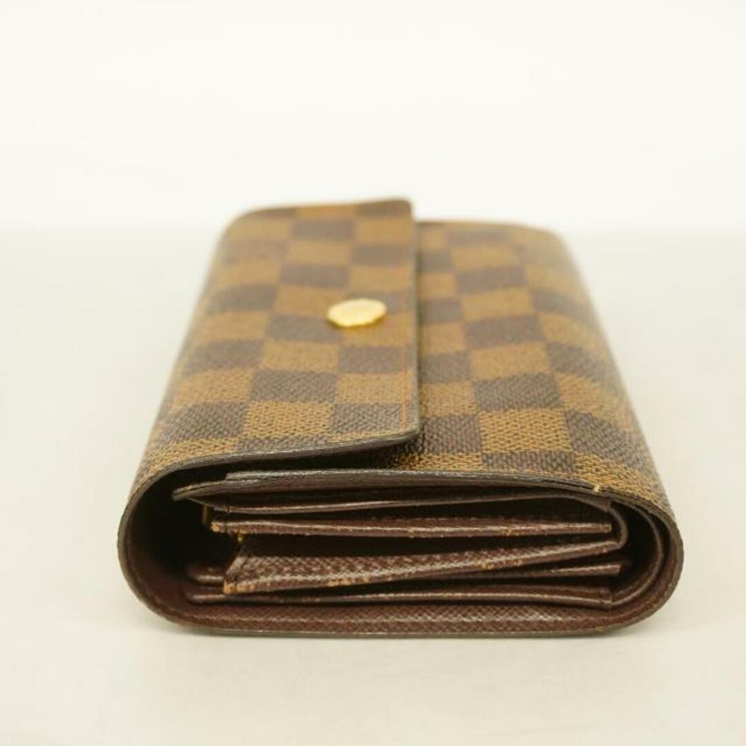 LOUIS VUITTON(ルイヴィトン)の★SALE 【4gc2762】ルイヴィトン 三つ折り財布/ダミエ/ポルトフォイユアレクサンドラ/N63067/エベヌ【中古】メンズ/レディース/ユニセックス レディースのファッション小物(財布)の商品写真