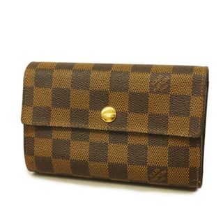 ルイヴィトン(LOUIS VUITTON)の★SALE 【4gc2762】ルイヴィトン 三つ折り財布/ダミエ/ポルトフォイユアレクサンドラ/N63067/エベヌ【中古】メンズ/レディース/ユニセックス(財布)