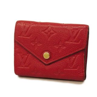 ルイヴィトン(LOUIS VUITTON)の【4gc2774】ルイヴィトン 三つ折り財布/モノグラム・アンプラント/ポルトフォイユヴィクトリーヌ/M64061/スリーズ【中古】レディース(財布)