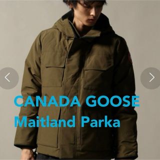 カナダグース(CANADA GOOSE)のCANADA GOOSEカナダグース　メイトランド パーカー ブラック レーベル(ダウンジャケット)