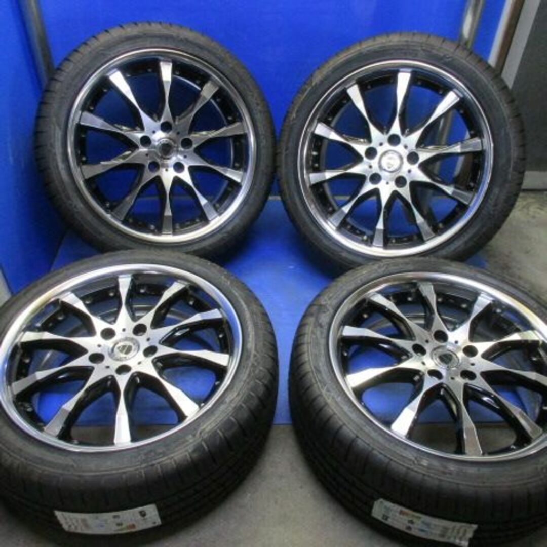 WORK　ワーク　シュヴァート+新品　225/45R18　レヴォーグ　ノア 自動車/バイクの自動車(タイヤ・ホイールセット)の商品写真