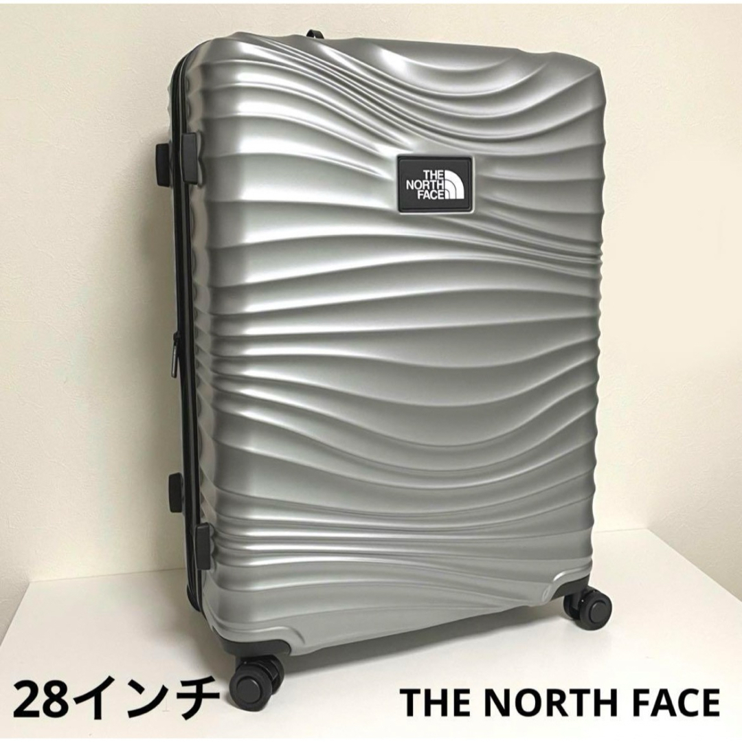 THE NORTH FACE(ザノースフェイス)のノースフェイス キャリーバッグ 28インチ シルバー 国内未入荷 メンズのバッグ(トラベルバッグ/スーツケース)の商品写真