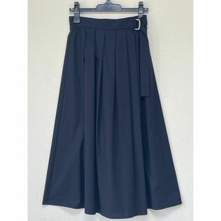 ハナエモリ(HANAE MORI)の新品・42,900円☆HANAE MORI/レアースカート 濃紺(ロングスカート)