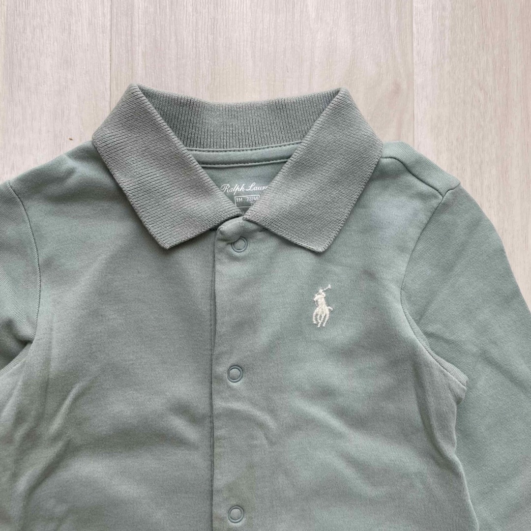 Ralph Lauren(ラルフローレン)のRalph Lauren ラルフローレン ポロシャツロンパース  キッズ/ベビー/マタニティのベビー服(~85cm)(ロンパース)の商品写真