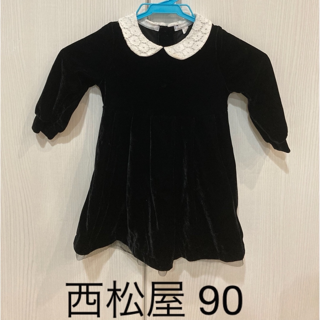 西松屋(ニシマツヤ)の西松屋 90 ワンピース キッズ/ベビー/マタニティのキッズ服女の子用(90cm~)(ワンピース)の商品写真