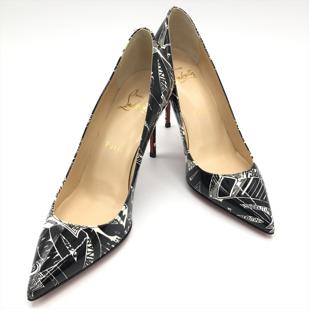 Christian Louboutin(クリスチャンルブタン)の【ほぼ未使用】クリスチャンルブタン Christian Louboutin kate 85 パンプス 36 23.5cm エナメル 9cm ヒール 極美品【中古】 レディースの靴/シューズ(ハイヒール/パンプス)の商品写真