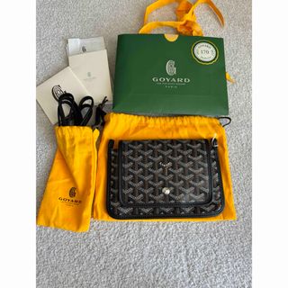 GOYARD - 新品未使用品　goyard ゴヤール プリュメ ショルダー ポーチ 黒