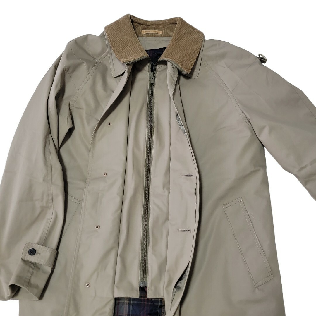 【信頼の野海】キンロックアンダーソン 脱着ライナー付 バルマカーンコート メンズのジャケット/アウター(ステンカラーコート)の商品写真