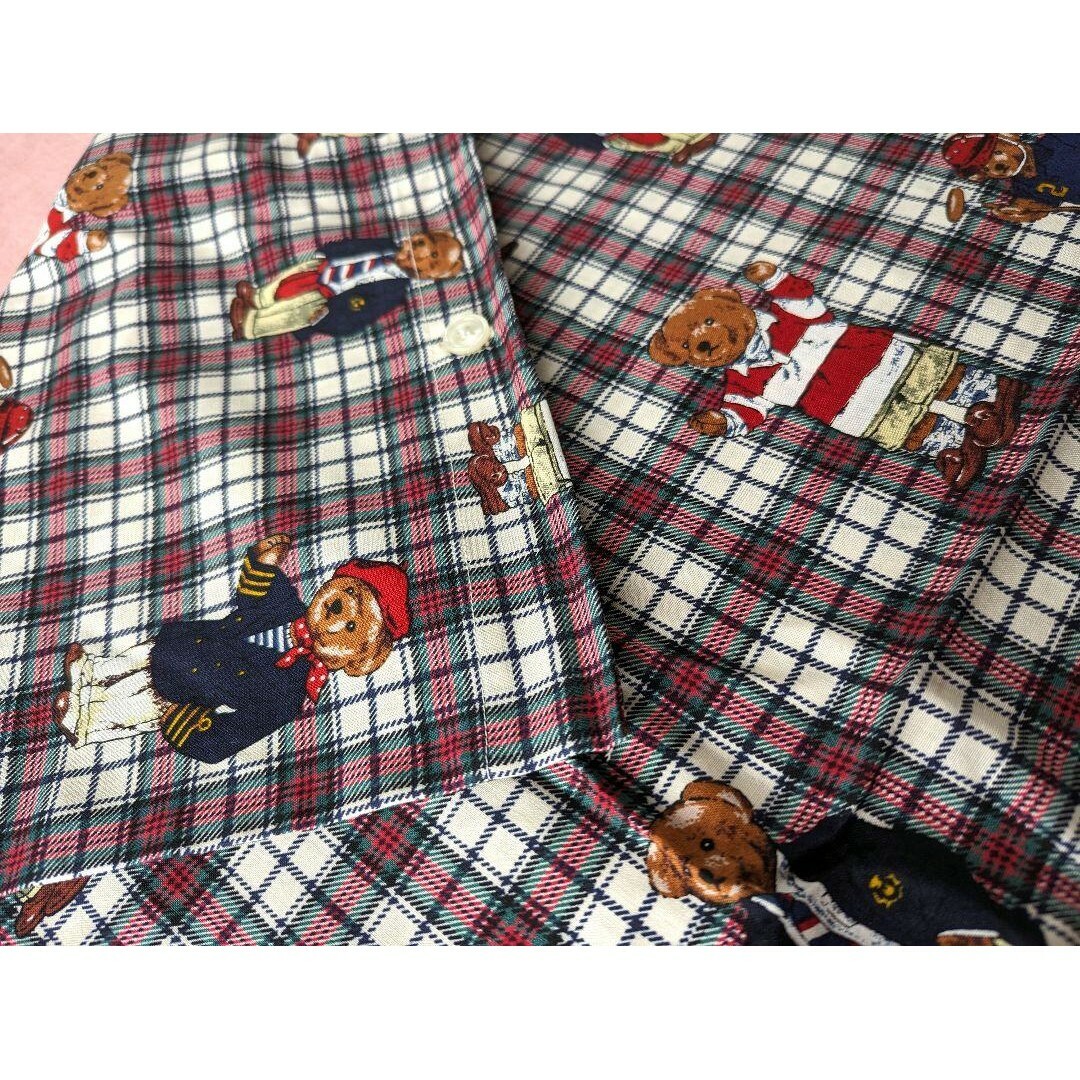 POLO RALPH LAUREN(ポロラルフローレン)のラルフローレン ポロベア タータンチェック コンフォーターカバー 掛ふとんカバー インテリア/住まい/日用品の寝具(シーツ/カバー)の商品写真