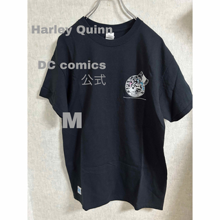 ディーシー(DC)の古着 DC COMIC ハーレークインTシャツ GILDAN M 黒 ムービーT(Tシャツ/カットソー(半袖/袖なし))
