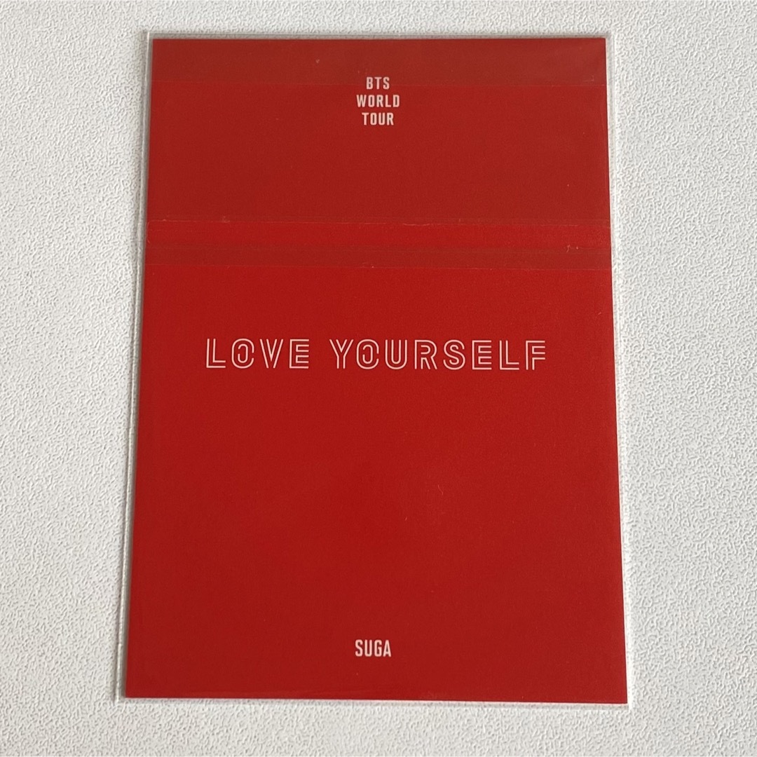 防弾少年団(BTS)(ボウダンショウネンダン)の【公式】BTS LOVE YOURSELF パスポートケース トレカ ユンギ エンタメ/ホビーのCD(K-POP/アジア)の商品写真