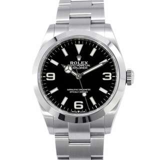 ロレックス(ROLEX)のロレックス エクスプローラー1 224270 ROLEX 腕時計 黒文字盤(腕時計(アナログ))