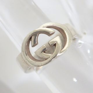 グッチ(Gucci)の【GUCCI】グッチ インターロッキングG・ブリットリング デザインリング SV925 #13 12.0号 4.9g /kt09919ar(リング(指輪))