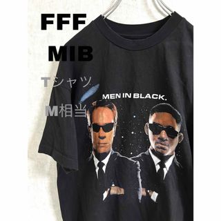 ヴィンテージ(VINTAGE)のMIB メンインブラック Tシャツ FFF 黒 Mサイズ相当 DONCARE(Tシャツ/カットソー(半袖/袖なし))