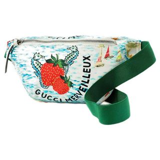 グッチ(Gucci)のグッチ ボディバッグ チルドレンズ ナイロン 502095 GUCCI ウエストポーチ キッズ イチゴ タツノオトシゴ(ボディバッグ/ウエストポーチ)