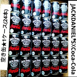 ジャックダニエル(JACK DANIEL'S)のJACKDANIEL❜S✖coca-cola★空き缶24本(置物)