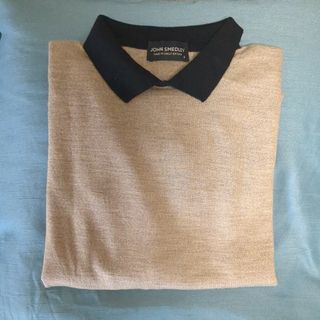 ジョンスメドレー(JOHN SMEDLEY)のジョンスメドレー　襟付きニット　クレリックニット(ニット/セーター)