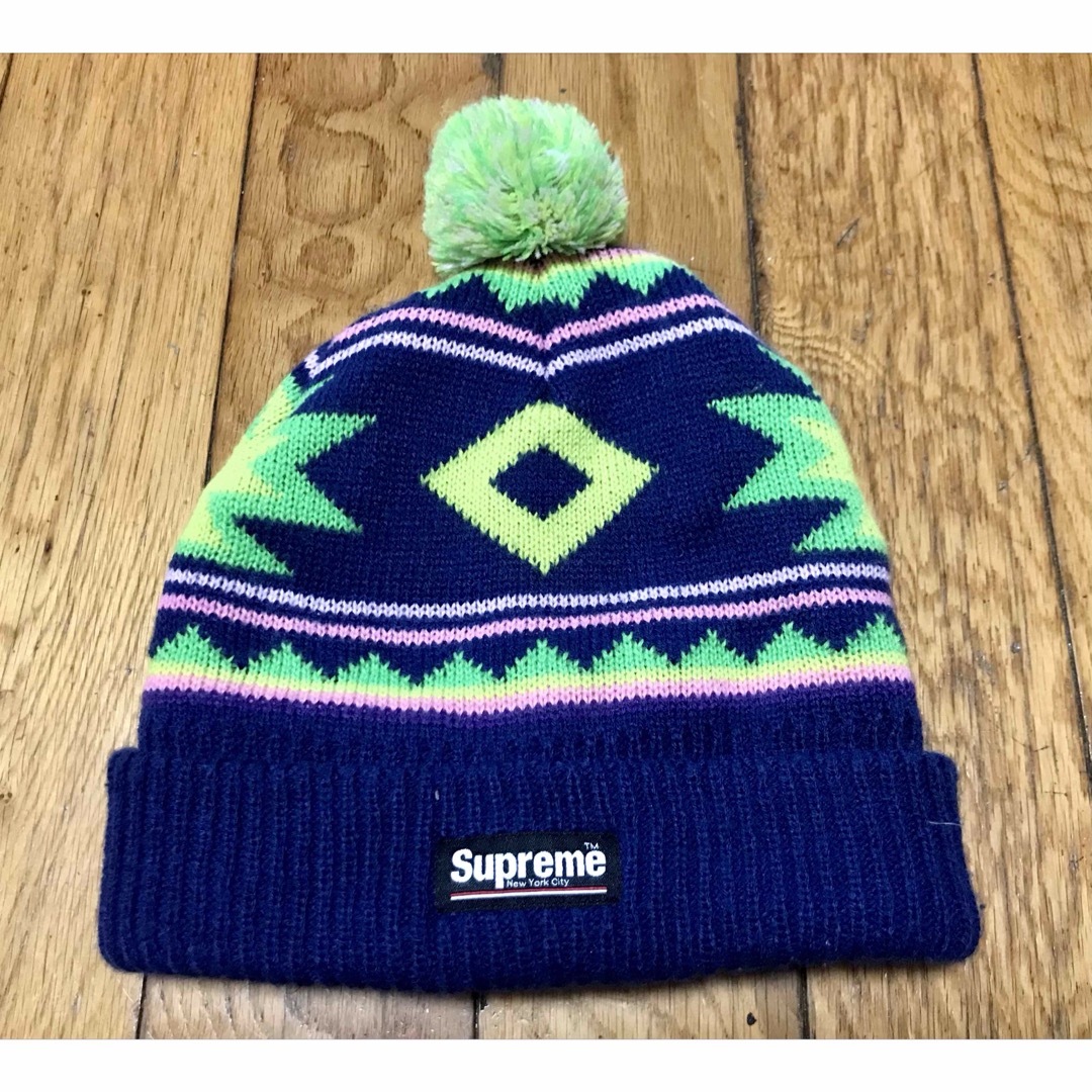 Supreme(シュプリーム)のsupreme knit cap シュプリーム  ニットキャップ ボンボン メンズの帽子(ニット帽/ビーニー)の商品写真