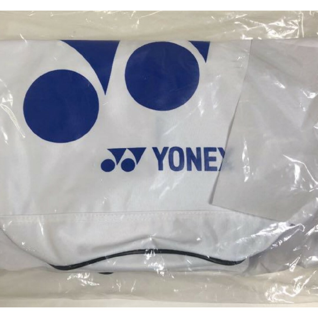 YONEX(ヨネックス)のヨネックス　ボンサック　ホワイト×ブルー スポーツ/アウトドアのテニス(バッグ)の商品写真