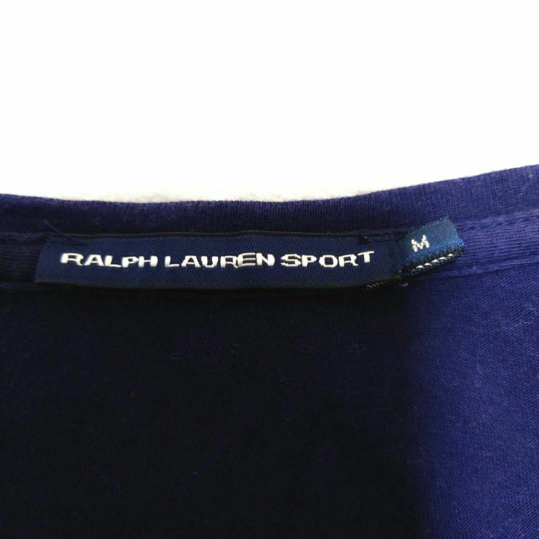 【RALPH LAUREN SPORT】ラルフローレン(M)VネックTシャツ レディースのトップス(Tシャツ(長袖/七分))の商品写真