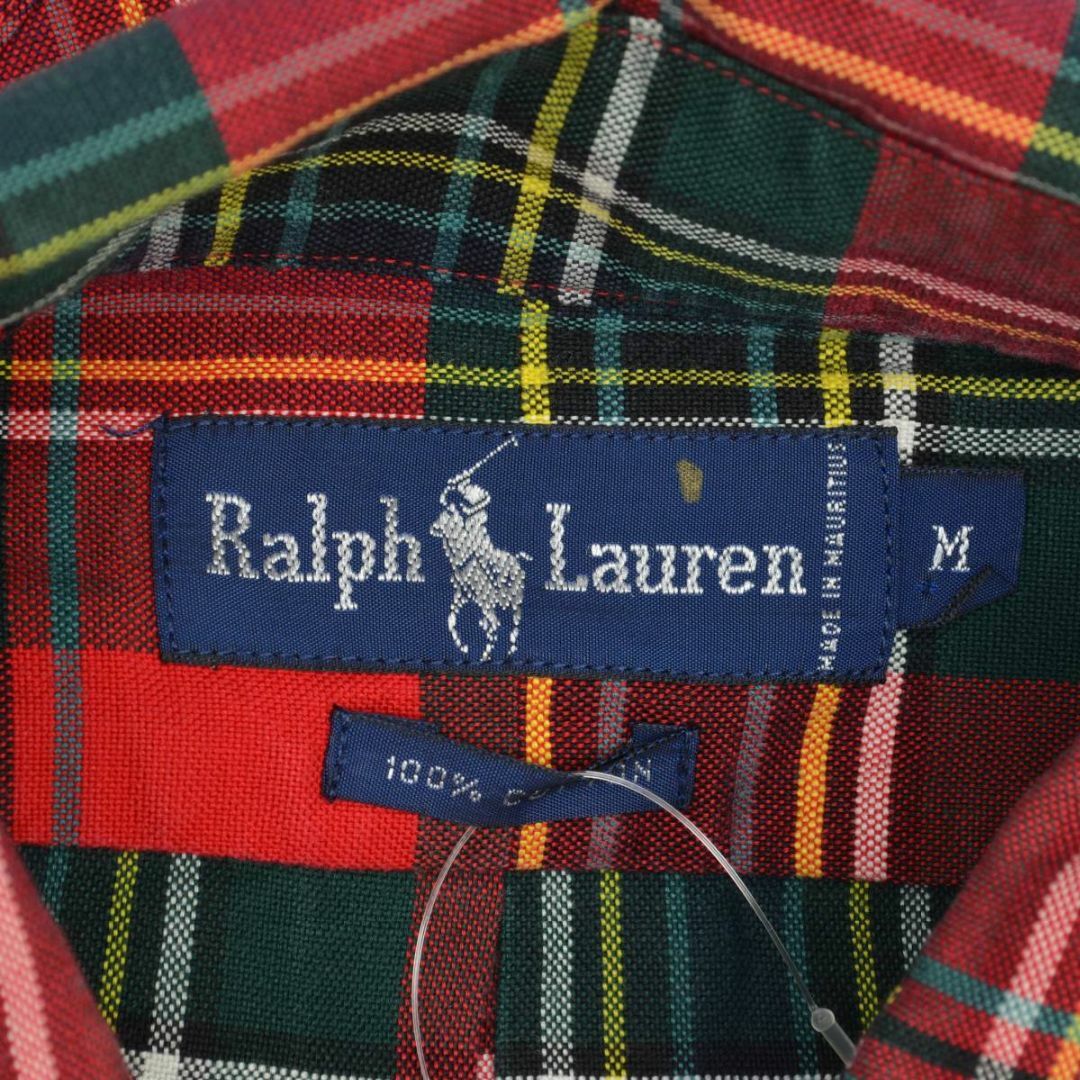 Ralph Lauren(ラルフローレン)の【RALPHLAUREN】タータンチェック ポニー刺繍 ボタンダウン長袖シャツ メンズのトップス(シャツ)の商品写真