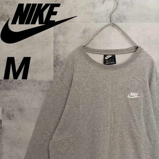 ナイキ(NIKE)のNIKE ナイキ メンズトレーナー スウッシュ グレー M スウェット スポーツ(スウェット)