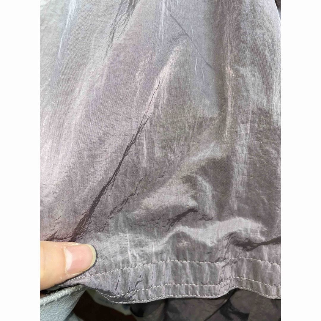 perverse メタリックトレンチコート ピンクシルバー レディースのジャケット/アウター(トレンチコート)の商品写真