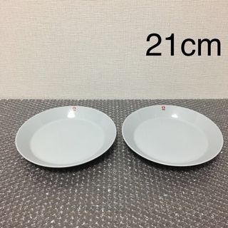 イッタラ(iittala)のイッタラ ティーマ パールグレー　プレート21cm 2枚(食器)