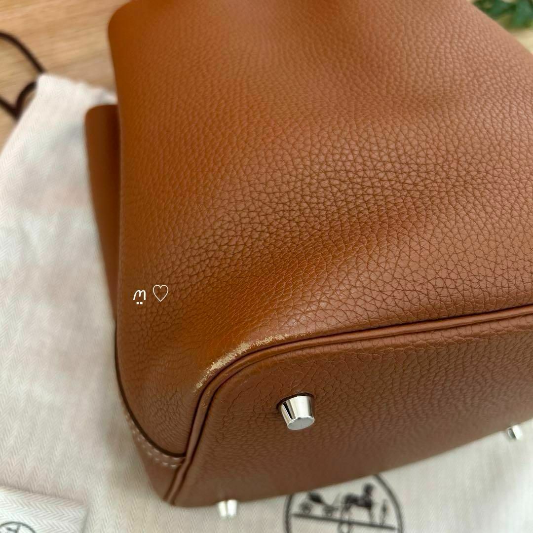 Hermes(エルメス)のHERMES　エルメス　ピコタンロックエクラMM　ゴールド&ローズアザレ　バッグ レディースのバッグ(ハンドバッグ)の商品写真