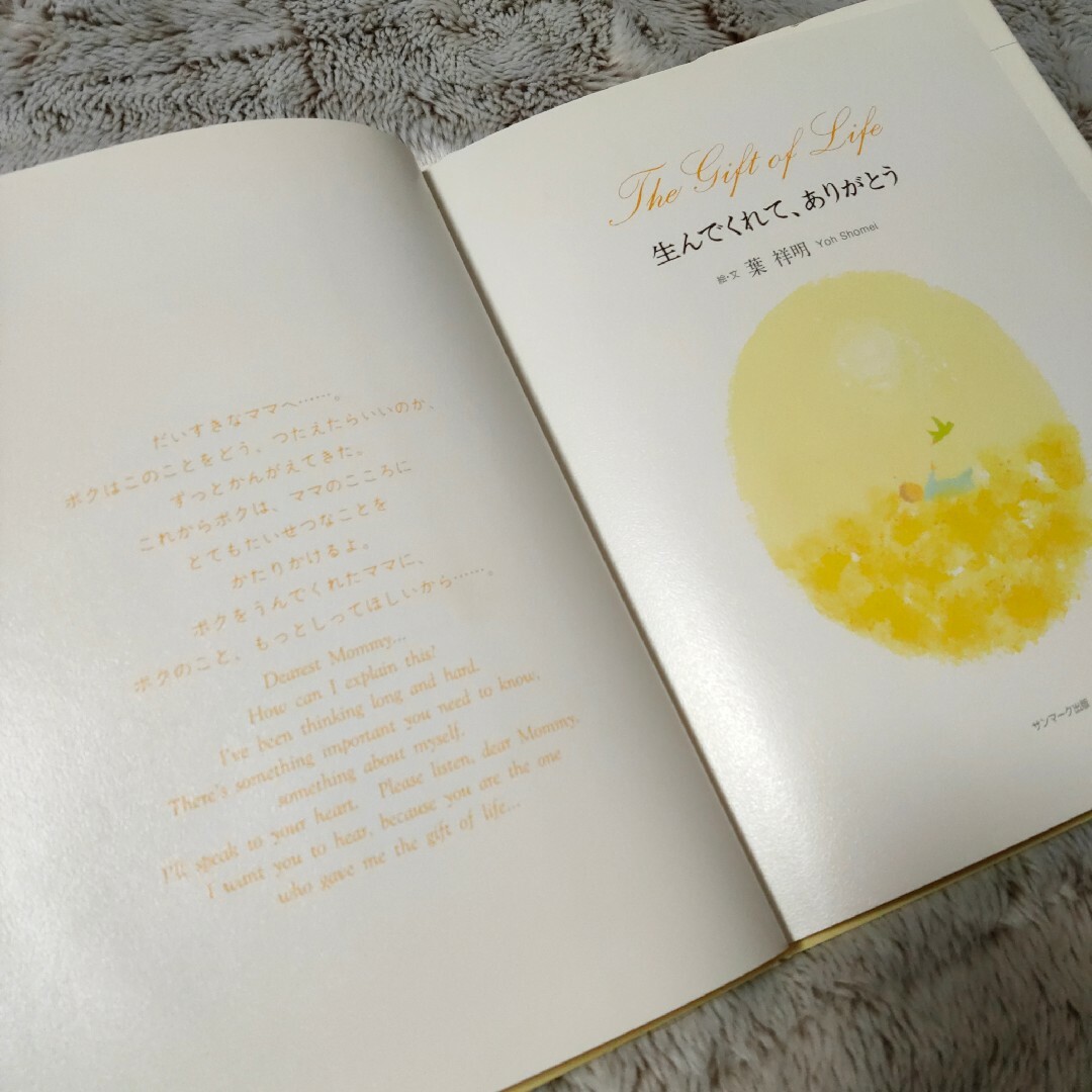 生んでくれて、ありがとう　葉祥明 エンタメ/ホビーの本(絵本/児童書)の商品写真