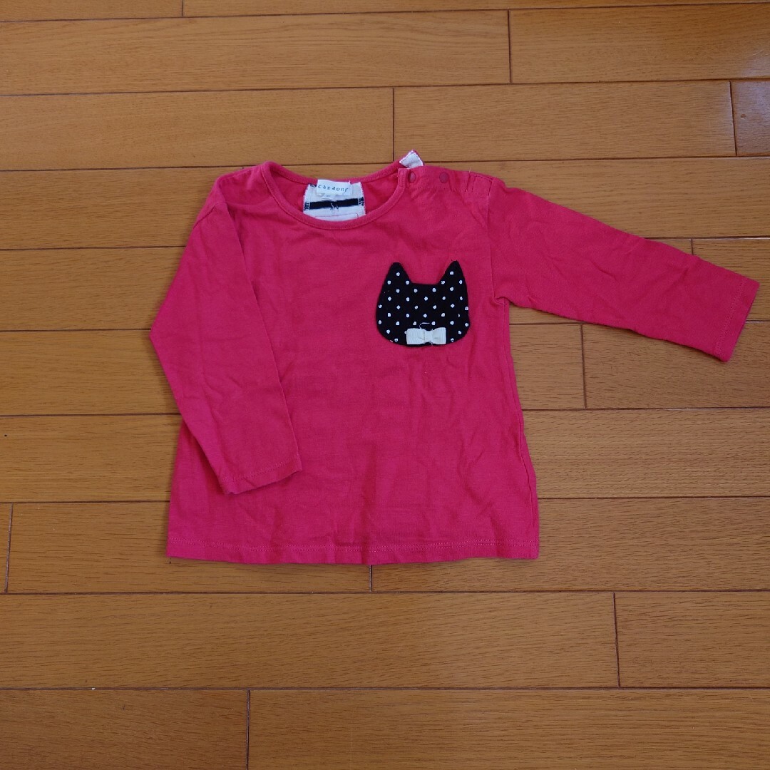 3can4on(サンカンシオン)の長袖　Tシャツ　トップス　90 キッズ/ベビー/マタニティのキッズ服女の子用(90cm~)(Tシャツ/カットソー)の商品写真