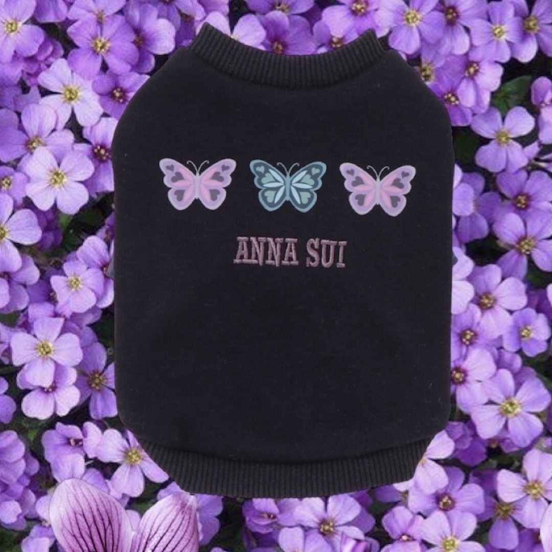 ANNA SUI(アナスイ)のANNA SUI/バタフライプルオーバー  新品タグ付 2XS  その他のペット用品(犬)の商品写真