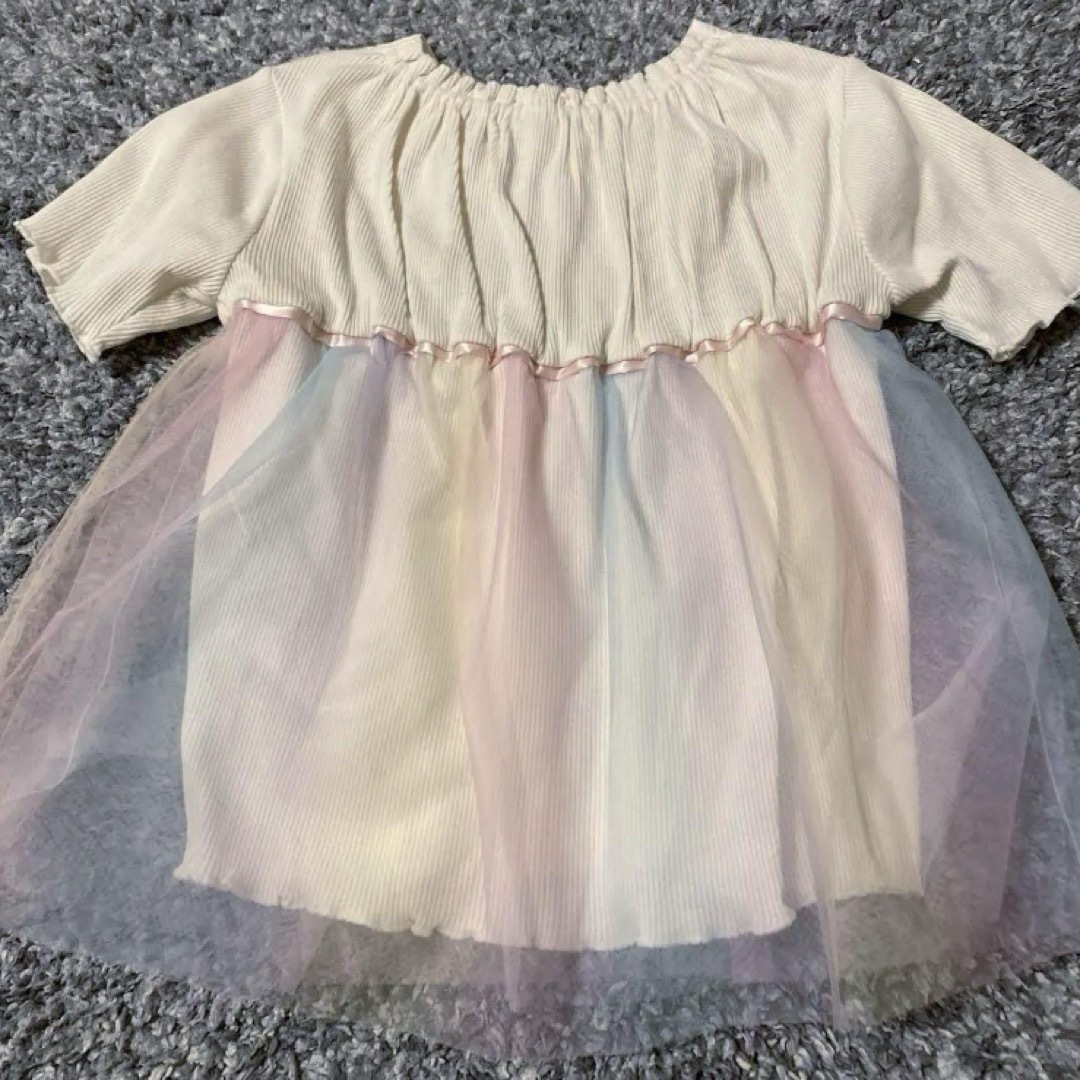cottoli コトリ アリエル チュール ディズニー Tシャツ 110cm