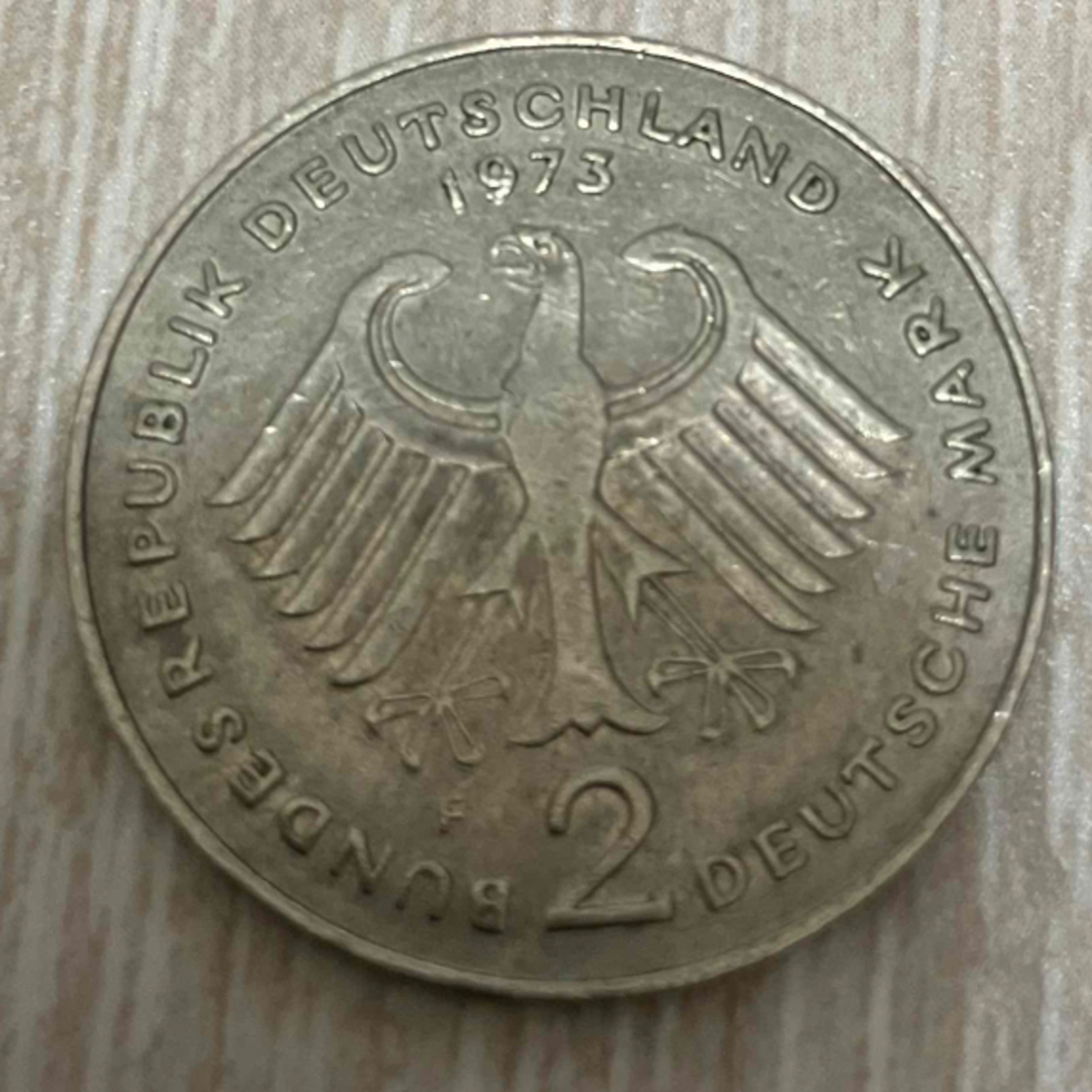ドイツ ２マルク硬貨 エンタメ/ホビーの美術品/アンティーク(貨幣)の商品写真
