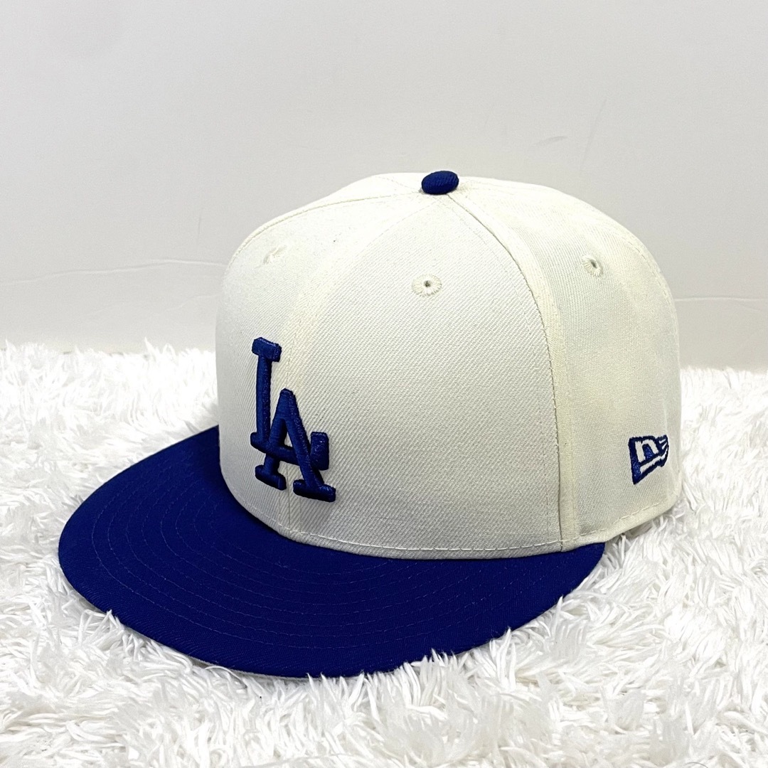 NEW ERA(ニューエラー)の【未使用級】 ニューエラ ロサンゼルス ドジャース 7 3/4 限定 入手困難 メンズの帽子(キャップ)の商品写真