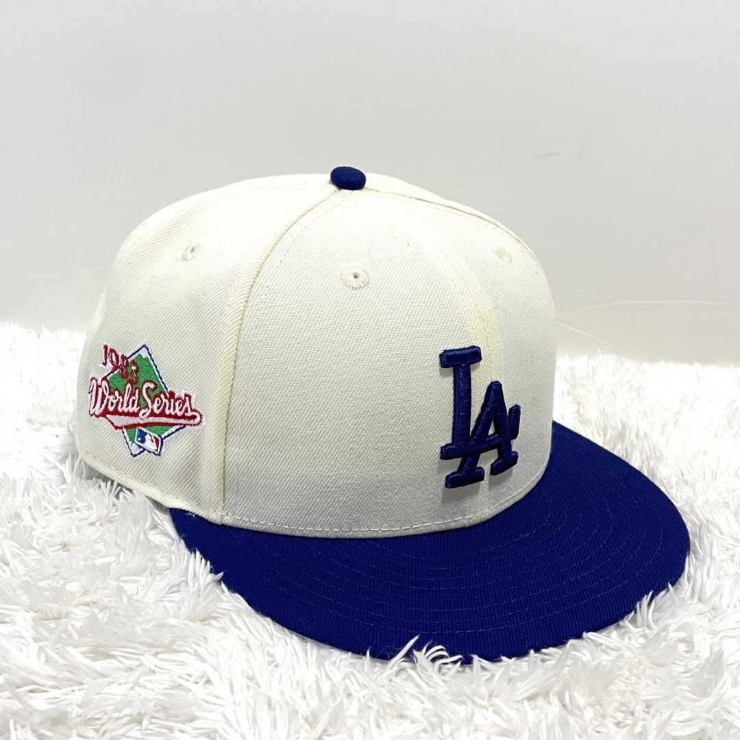 NEW ERA(ニューエラー)の【未使用級】 ニューエラ ロサンゼルス ドジャース 7 3/4 限定 入手困難 メンズの帽子(キャップ)の商品写真