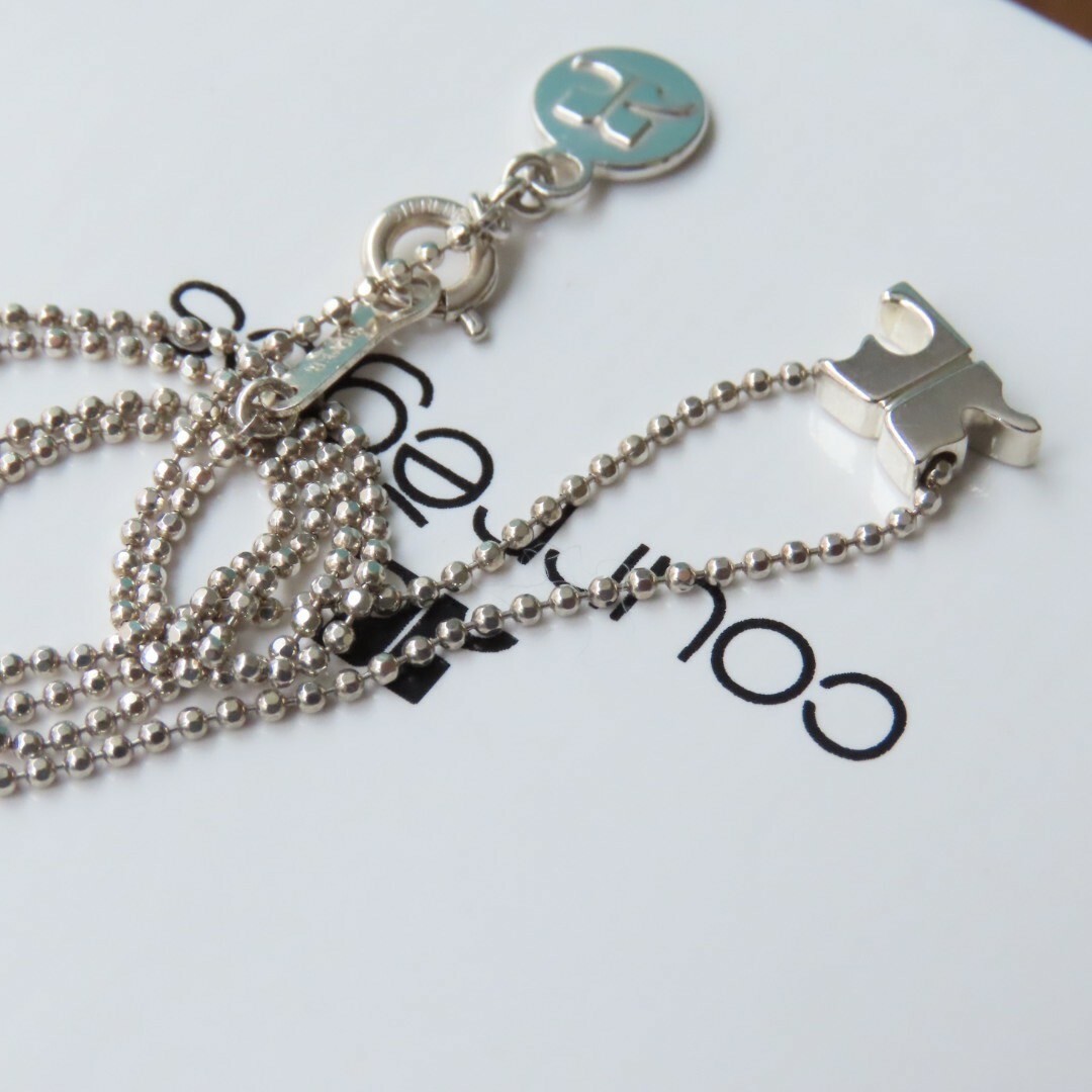 Courreges(クレージュ)のクレージュ　シルバー950 ネックレス　silver 925 ロゴ レディースのアクセサリー(ネックレス)の商品写真