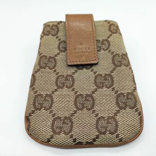 グッチ(Gucci)の【GUCCI】グッチ　GGキャンバス ポーチ　１１ｃｍ×９ｃｍ　小物　カード入れ(名刺入れ/定期入れ)