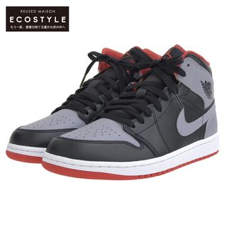 ナイキ(NIKE)のナイキ 未使用 NIKE ナイキ Air Jordan 1 Mid Black／Cement Grey シューズ メンズ ブラック グレー 26.5cm DQ8426-006 26.5(その他)