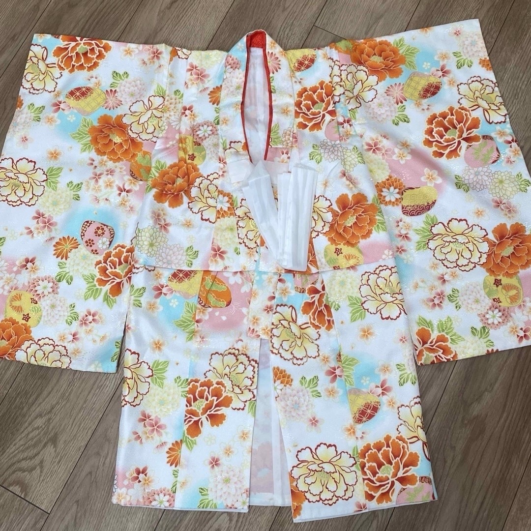 七五三　3歳　女の子　着物　セット　 キッズ/ベビー/マタニティのキッズ服女の子用(90cm~)(和服/着物)の商品写真