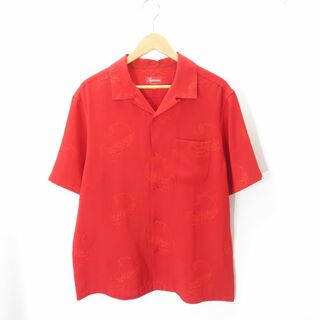 Supreme 21ss Scorpion Jacquard RED Shirt Size-L (シャツ)
