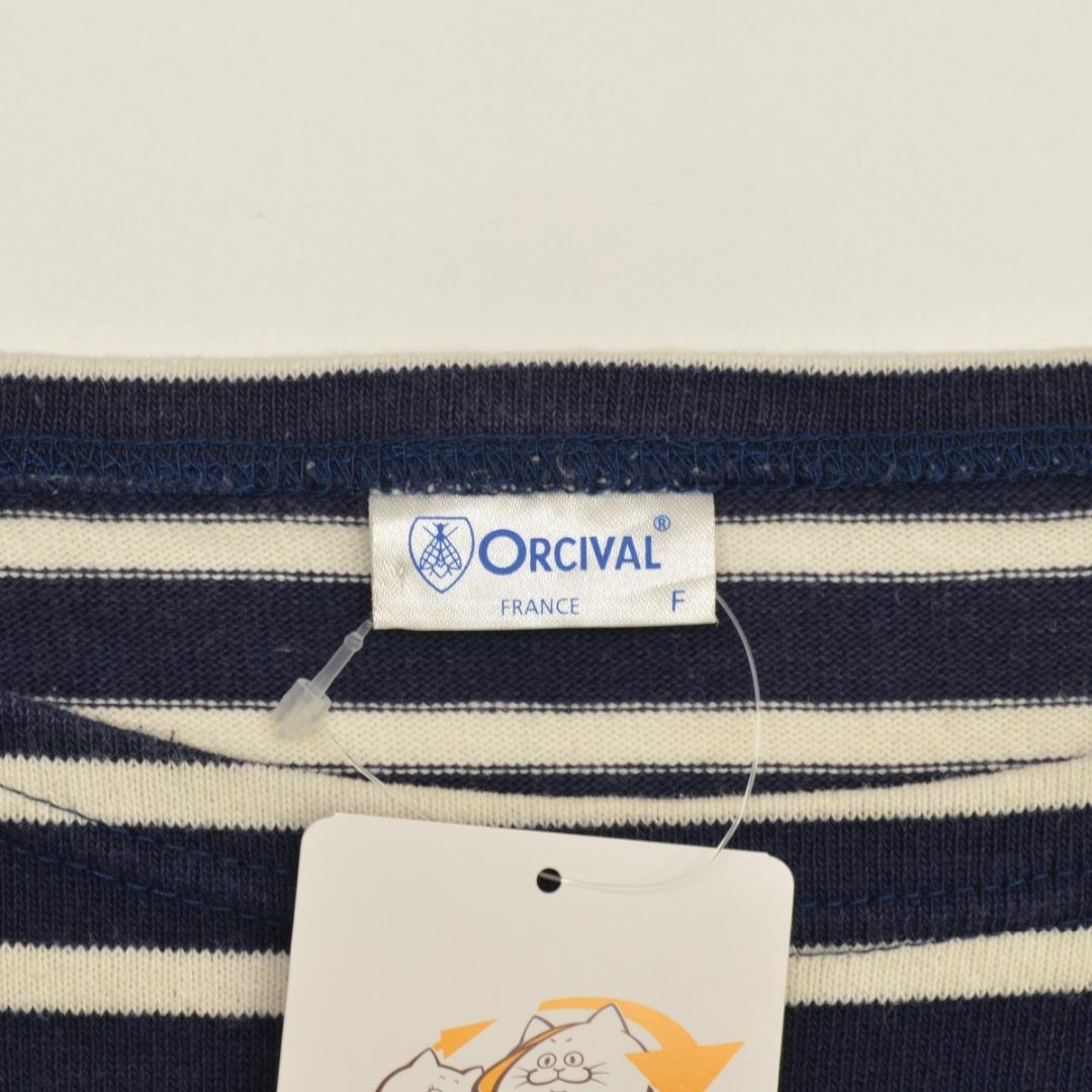 ORCIVAL(オーシバル)の【ORCIVAL】RC-9079 コットンロード ボーダー柄五分袖ワンピース レディースのワンピース(ひざ丈ワンピース)の商品写真