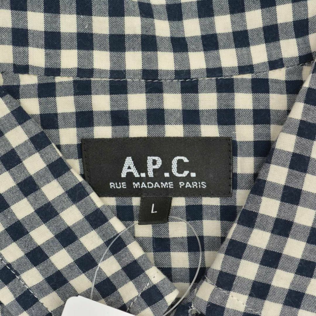 A.P.C(アーペーセー)の【APC】ギンガムチェック半袖シャツ メンズのトップス(シャツ)の商品写真