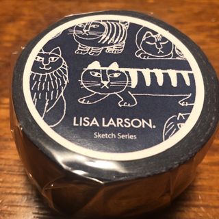 リサラーソン(Lisa Larson)の●匿名配送●廃盤　リサ ラーソン　スケッチねこたちネイビー(その他)