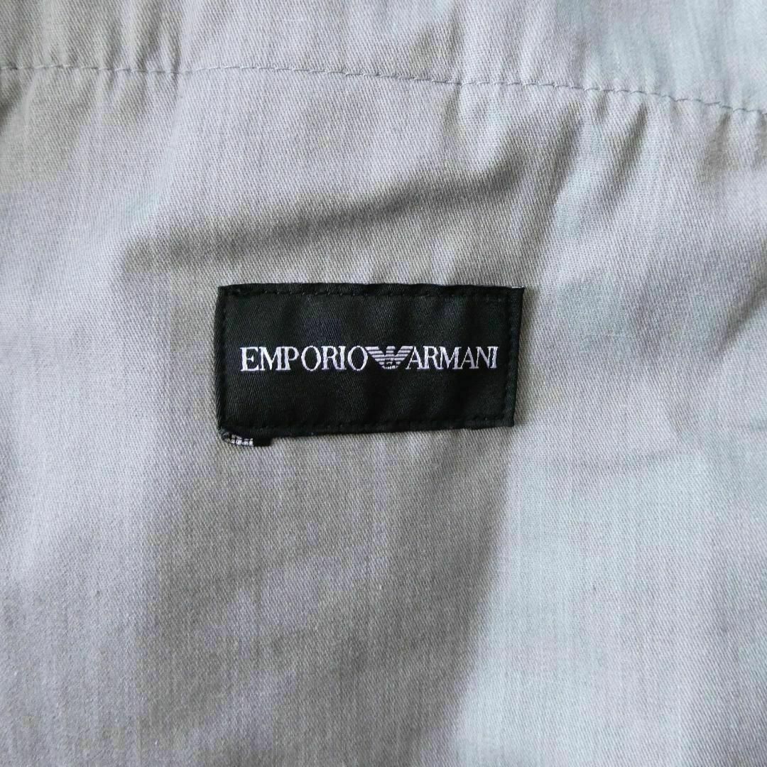 Emporio Armani(エンポリオアルマーニ)の美品 EMPORIO ARMANI シアサッカー 裾リブ イージーパンツ メンズのパンツ(スラックス)の商品写真