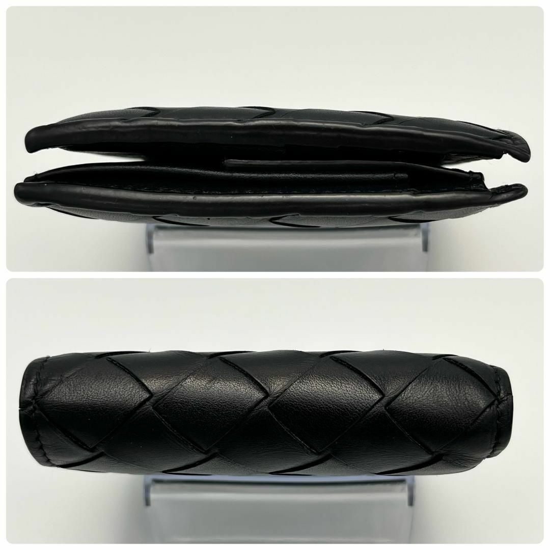 Bottega Veneta(ボッテガヴェネタ)のBOTTEGA VENETA マキシ コインパース付き二つ折りウォレット 黒 メンズのファッション小物(折り財布)の商品写真