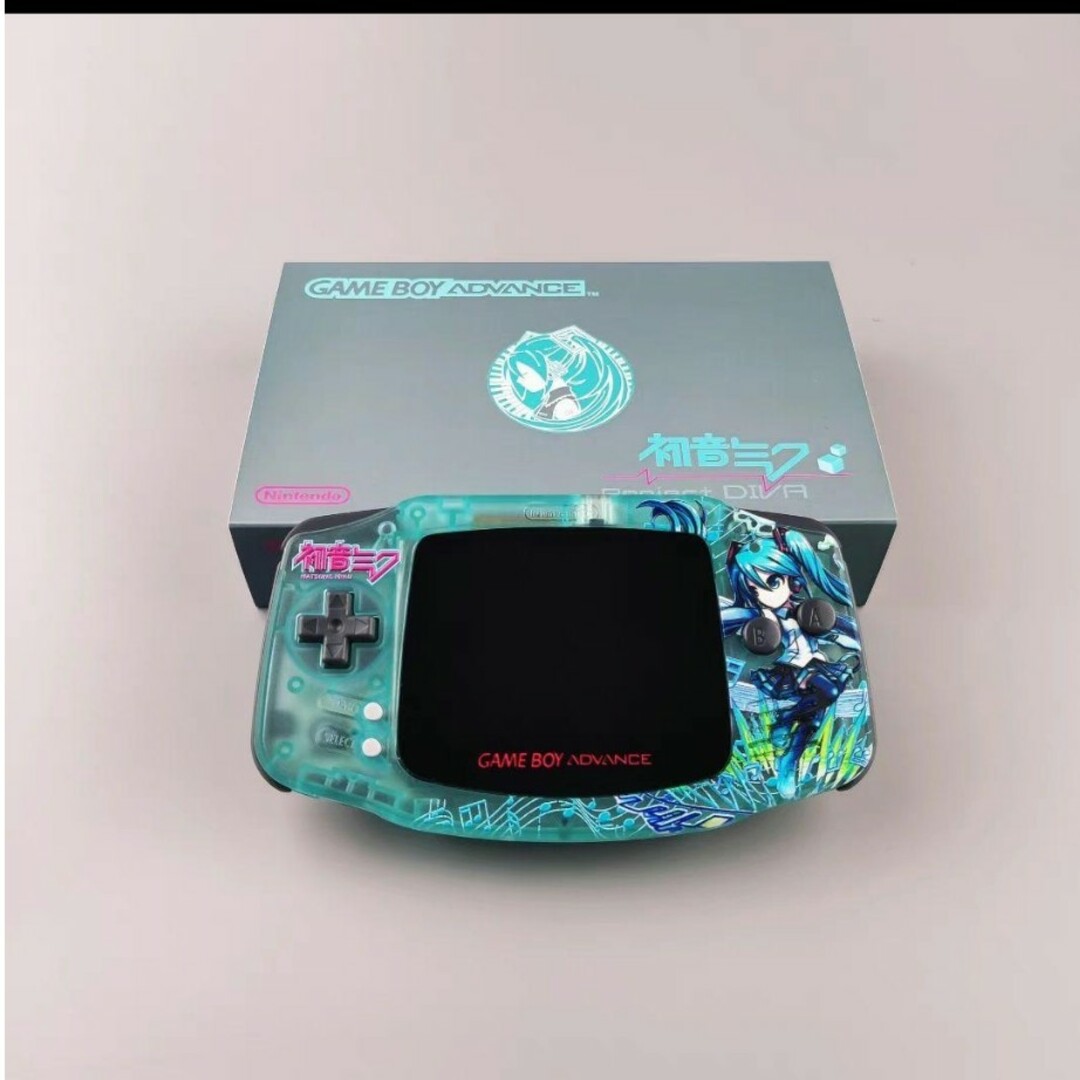 新品」ゲームボーイアドバンス本体 初音ミク仕様 IPS液晶 輝度調節 新品」ゲームボーイアドバンス本体 初音ミク仕様 IPS液晶 輝度調節